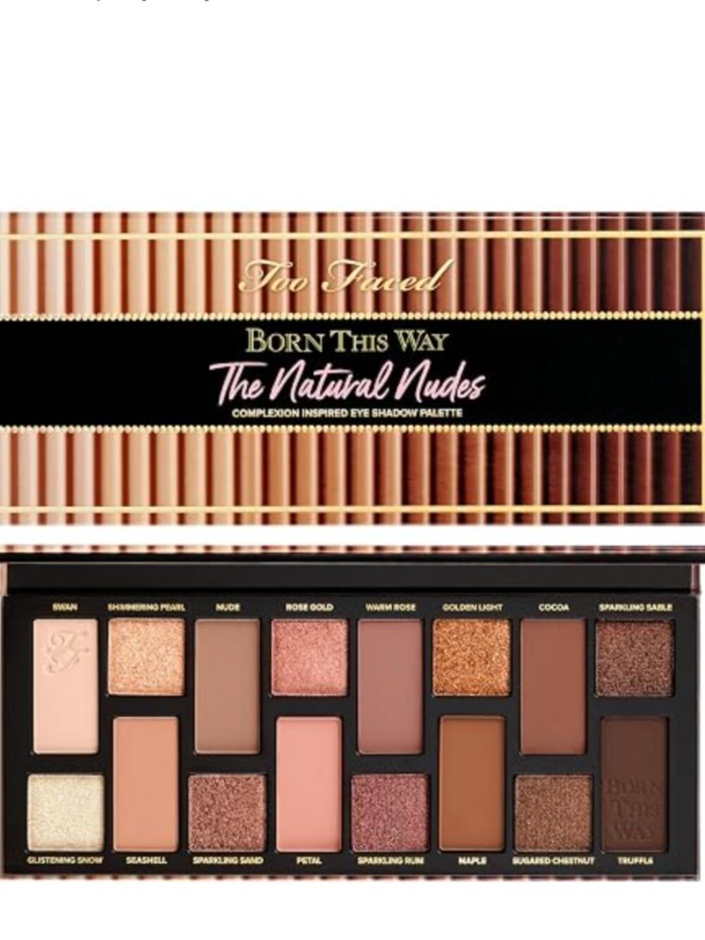 NEW Too Faced Born This Way The Natural Nudes Eye Shadow Palette Full Size